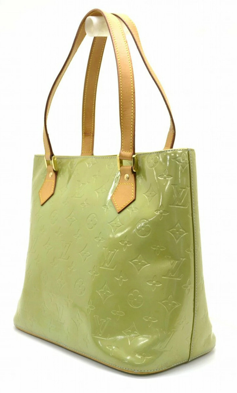 Louis Vuitton Houston Handbag Baby Vernis Blue Tote Bag Blue